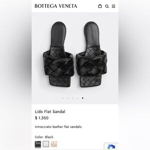Bottega Veneta Lido Sandals